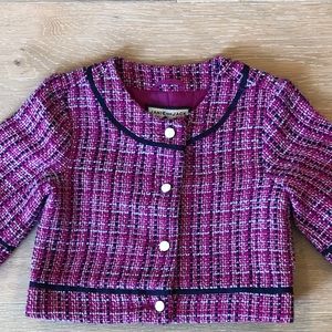 Pink tweed Janie and Jack Blazer 2T